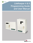 LiteKeeper 4 & 8 Programming Guide and User Manual