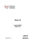 User`s Manual Template - Triangle Research International