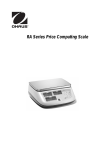 RA Series Price Computing Scale