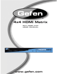 4x4 HDMI Matrix