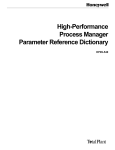 High-Performance Process Manager Parameter Reference Dictionary