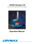 Dymax UVCS Light-Curing Conveyor System Manual
