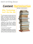 Content Optimization