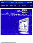 Philips 150B3B/150B3T/150B3Y Electronic User`s Manual