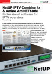 NetUP IPTV Combine 4x & Amino AmiNET130M - TELE