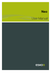 Neo User Manual - Product Documentation