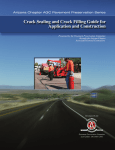 Crack Seal Guide - Arizona Chapter Associated General Contractors