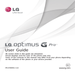 LG Optimus G Pro Manual