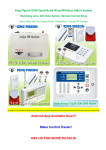 King Pigeon GSM Quad-Band Wire/Wireless Alarm System