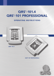 QRS®-101.4 QRS®-101 PROFESSIONAL