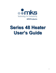Series 48 Filter Housing Heater User Manual