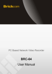 Brickcom BRC64-Pro User`s Manual