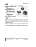 INTEL OverDrive PROCESSORS
