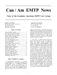Can / Am EMTP News - ATP Alternative Transient Program