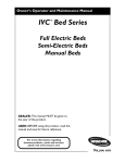 Invacare Semi Electric Bed User Manual ()