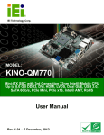 KINO-QM770 Mini-ITX SBC