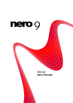 Manual Nero Recode