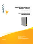 Ubee DDW36C Advanced Wireless Gateway
