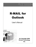 R-Mail for Outlook User`s Manual