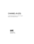 CHANNEL-IN (ES) Manual