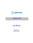 User Manual DURAVIS 3400