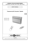 "Commercial DC Inverter" Models