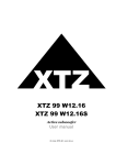 XTZ 99 W12.16 XTZ 99 W12.16S