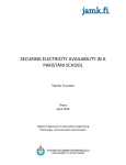 securing electricity availability in a pakistani school