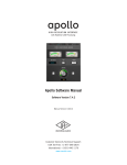 Apollo Software Manual v7.4.2