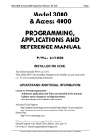 Inner Range Concept 3000/4000 Programming Manual V5.2