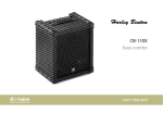 CB-110X bass combo user manual