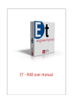 ET - RAD user manual