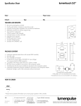 Specification Sheet PDF