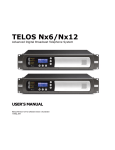 TELOS Nx6/Nx12 - Media