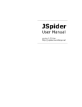 JSpider User Manual