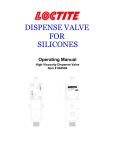 984594 Dispense Valve Operating Manual