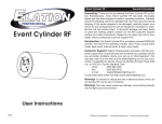 Event Cylinder RF User Manual