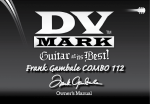 Frank Gambale Combo 112 - User Manual