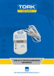 tork ga 10 type gas alarm devıce user manual