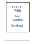 FALCO Time Attendance Software Manual