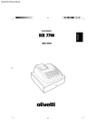 Olivetti ECR-7700 user Manual - THE-CHECKOUT-TECH