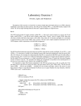 Laboratory Exercise 1