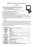 ETCR080D Large Caliber Clamp DC Current Sensor User Manual