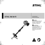 STIHL KM 94 R Owners Instruction Manual