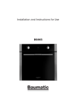 Installation and Instructions for Use BSO65