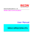 User Manual S9910 GPRS/CDMA DTU
