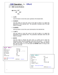 OSD Operation for Effio-E