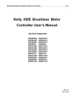 Kelly KEB Controllers User Manual