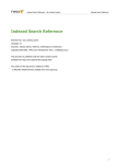 Indexed Search Reference