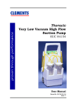 Thoracic Low Suction Pump - Clements Medical Equipment